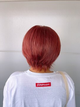 ヘアアンドメイク ムーア(Muuua) ピンクカラー
