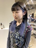 エト 梅田(eto)&nbsp;ブルーのインナーカラー