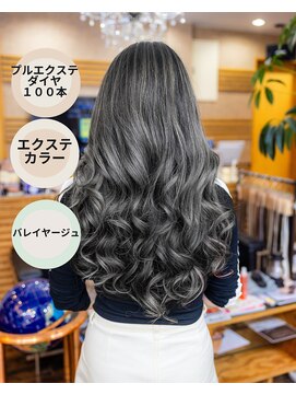 ヘアーメイク ダンス(hair make DANCE) プルエクステ ダイヤ毛質１００本！ エクステバレイヤージュ