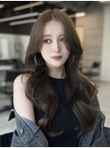 韓国レイヤー×透明感カラーで叶う！小顔魅せオルチャンヘア