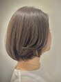モニカ 横須賀中央店(Monica)&nbsp;重ためなボブスタイルも透け感カラーで上品に！