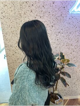 ラニヘアサロン(lani hair salon) ブルーブラックカラー