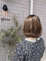 グロー(glow)&nbsp;垢抜け！外ハネミディアム♪♪