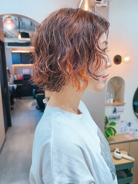 シビバイレボ(CIBI by revo) 地毛風カラー/ナチュラルレイヤーカット/ショートボブ[船橋]