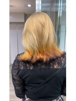 ナンバー アンフィール 渋谷(N° anfeel)&nbsp;フォックスカラーエンドカラーセミディ毛先カラー渋谷学割U24