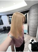 【初めてのブリーチする方に人気*】ベージュカラー*