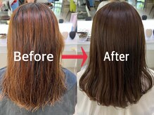 エスハートオブヘアー 植田店(ES Heart of HAIR)の雰囲気（髪の悩み解決！癖毛、パサつき、広がり、ダメージご相談下さい♪）