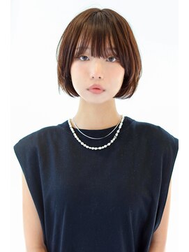 ヘアサロンガリカアオヤマ(hair salon Gallica aoyama) 乾かすだけでまとまるナチュラルショートボブ