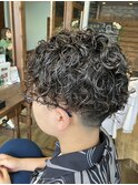 ワンカラー後のトレンドパーマ