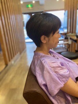 グランバイ アトリエドングリ(Grand × AtlierDonguri) お客様髪質改善データ1406(ラベンダーグレージュ)