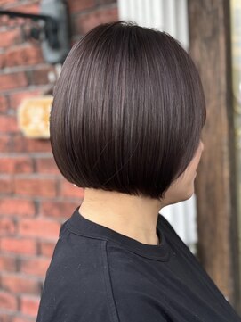 ２丁目３番地美容室 ナチュラルブラウン×ベールハイライト