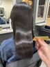 【人気No.3】お手軽髪質改善ケア♪縮毛矯正＋カット＋髪質改善ケア　12000円