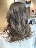 エイト 沖縄豊崎店(EIGHT toyosaki)&nbsp;【EIGHT 豊崎】お客様スタイル_グレージュカラー