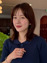 髪質改善＊毛先外巻きミニウルフ＊美髪【Zina 銀座中央】