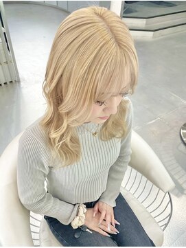 カラット 堺東(CARAT) ホワイトミルクティーカラー/ホワイトベージュカラー