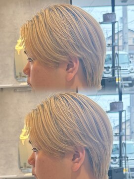 髪屋 紬 メンズ/メンズパーマ/メンズカット/センターパート