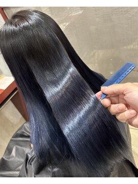 プログレス 東村山店(PROGRESS) 髪質改善カラー/ブルー/ネイビー