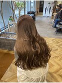 ミルクティーグレージュミルクティーカラーダブルカラー