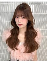 ボタン ハカタ(VOTAN hakata)&nbsp;【votan坂本早苗】抜け感ぱっつん前髪/暖色ブラウンカラー