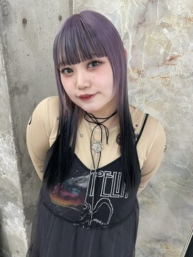 カシェル(cashel kishaba) 『ルーツカラー　ラベンダー×ブラック』