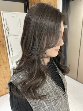 ◎柔らかグレージュにナチュラルレイヤー◎