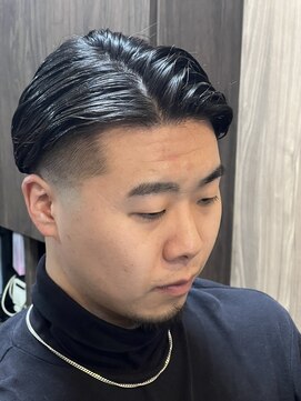 ヒロギンザ 神田店(HIRO GINZA) 七三フェード