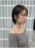 髪質改善縮毛矯正ハイライトショートカット30代40代