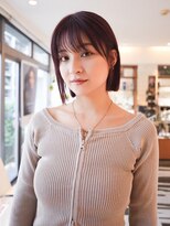 ビファインクーアヴェダ(Be fine coo AVEDA)&nbsp;大人女子　ストレートボブ