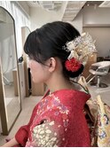 振袖ヘアーセット◎着付け和装◎シニヨンヘア卒業式成人式20代