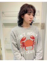 バジルプープラ(basil pupula)&nbsp;レイヤーパーマ/ミディアムウルフ