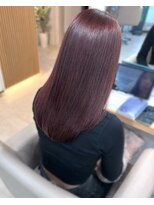 エレノア 渋谷公園通り店(Eleanor)&nbsp;【中澤】艶ストレート　ボルドーレッド