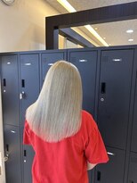 プロデュース 淵野辺店(Produce)&nbsp;ハイライトカラーミルクティーベージュケアブリーチダブルカラー