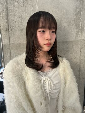 ハーツ(hearts) 垢抜け抜群！ミディアムでも叶えられるオシャレレイヤー