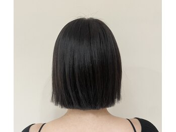 シュクラン(ShuKRun)の写真/再現性◎ぱつっとラインの見えるすっきりボブ！