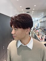 ロンドシエル 横浜(Lond ciel) men's/メンズ/刈り上げセンターパート/フェザーパーマ/横浜