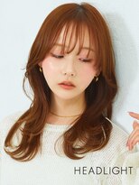アーサス ヘアー デザイン 那覇おもろまち店(Ursus hair Design by HEADLIGHT)&nbsp;小顔魅せ大人くびれミディアムレイヤーウルフ似合わせ前髪顔周り