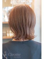 クレオメ バイ スーリール 五反田店(cleome by sourire)&nbsp;♪オリーブグレー大人ガーリーココアベージュ小顔レイヤー前髪