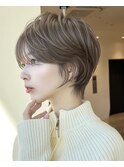 ショート髪質改善ハイライト