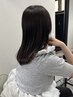 【当日限定☆自然なストレート】ケア縮毛矯正+前髪カット￥20000→￥15800