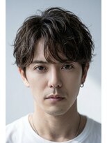ゼンコー アオヤマ(ZENKO Aoyama)&nbsp;マッシュ×ニュアンスパーマ【表参道/青山/メンズ/パーマ】
