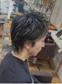 平成ショート/キムタクショート/金メッシュ/メンズハイライト