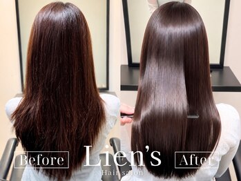 リアンズ(Lien's)の写真/【韓国で話題沸騰】業界大注目の「ナチュリアTR」で叶える、憧れのうるツヤ髪へ。#髪質改善