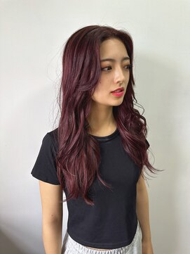 ヘアーショップ オズ(hair shop oz) ワインレッド
