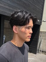 ジェネシス 津島店(genesis)&nbsp;岡山メンズヘア　ニュアンスパーマ　フェード　韓国　毛流れ