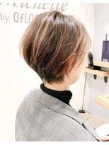 ミッシェル アフロート(michelle afloat)&nbsp;２０代３０代４０代５０代バイレイヤージュ小顔トップふんわり