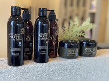 ヘアーサロン イルア 北越谷(hair salon I'LUNA)の雰囲気（＝ORGANIC　NOTE＝ヘアケア用品にもこだわっています☆）