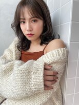 ティティ(TiTi)&nbsp;シースルー前髪×冬カラー[TiTi_栗林れい]