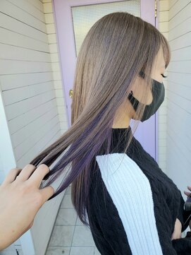 リミックス ヘアー(RE MIX HAIR) パープルインナー