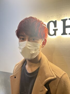 エイト 池袋店(EIGHT ikebukuro) ワインレッド@富澤翼