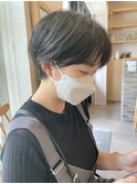 ショートボブパーマ20代30代40代イヤリングカラー大人可愛い